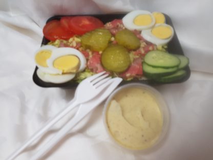 Maaltijdsalade met rosbief