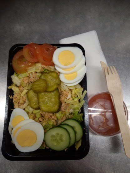 Maaltijdsalade Javaansekip chillisaus